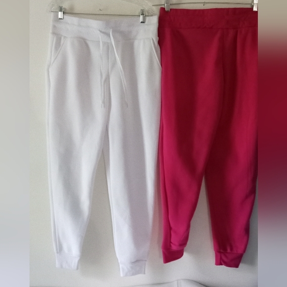 Love Streak Drawstring "Fluff Lined Jogger" White Sweatpants -Size: Large - NWT - Picture 8 of 10
